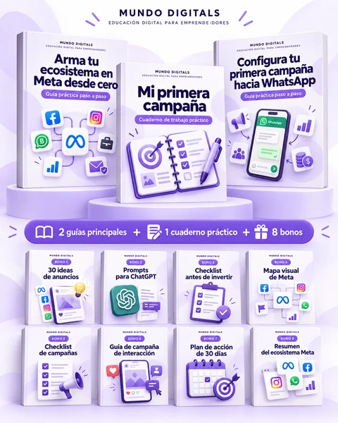 Kit completo: 2 guías, cuaderno y 8 bonos