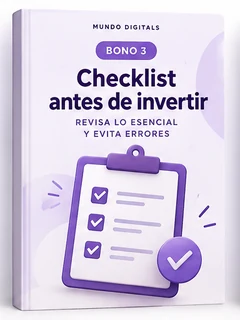 Portada del bono: Checklist antes de invertir